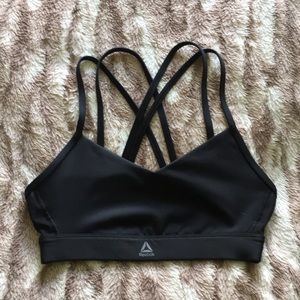 Reebok criss-cross sports bra